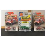 3 Mini Trucks MOC , Matchbook & Tonka