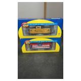 2 Athearn Caboose HO Scale w/ Boxes , Burlington