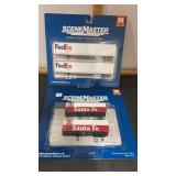2 Packages SceneMaster HO Scale Semi Trailers Fed