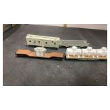 4 HO Scale Model Railroad Cars, Coal, Passenger &