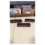 Lot of 3 misc HO Scale coal hopper train cars