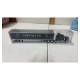 Ton Monster energy semi truck and trailer 1/87