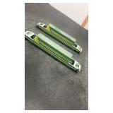 2 Ho John Deere Well Cars Railroad Models