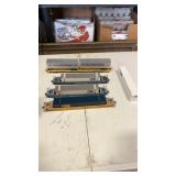Lot of 4 HO scale Cargo train cars with extra