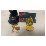 John Deere Pocket Watch, Chain & Paperwork