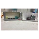 2. HO scale semi trucks  Promotex and Brekina