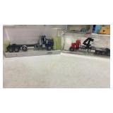 2. HO scale semi trucks  promotex and Brekina
