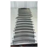 15 Sections HO Bachman Railroad Curved  Track w/