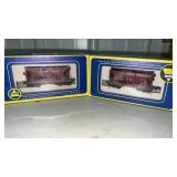 2 AHM HO Scale Ore Cars, Southern Pacific & LS& I