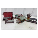 6 HO Railroad Buildings