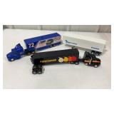 3 O & O27 Gauge Tractor & Trailer.  1 complete, 1
