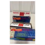 2 Roundhouse HO Scale Box Cars Model Train SOO