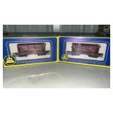 2 AHM HO Scale Box Can s Chicago & Northwestern,