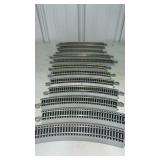 12 Sections Bachman Curved HO Railroad Track w/