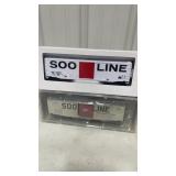 2 SOOnLine HO Scale Box Cars, 1 is Kadee Cars