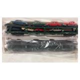 2 Fleischmann Railroad Auto Carriers, 1 with Cars