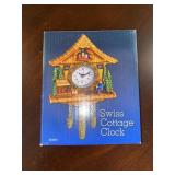 Vintage Swiss Cottage Clock