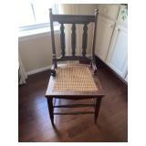 19th C. Splat Back Eastlake Side Chair w/ Cane