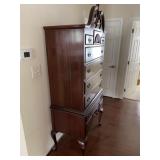 Vintage Mahogany Chippendale-Style Highboy
