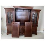 Vintage Cherry Chippendale-Style Entertainment CNT
