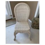 Vintage Wicker Side Chair