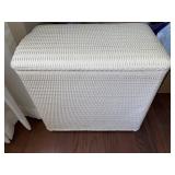 Vintage Wicker Clothes Hamper