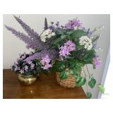 Pair of Faux House Plants / Floral Arrangements