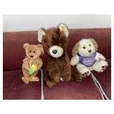 Collection of Three Stuffed Animals