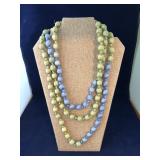 Silk Beaded Necklace from Laos