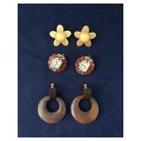 Vintage Collection of Fashion Earrings