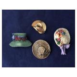 Vintage Collection of Hat Brooches