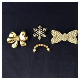 Vintage Collection of Rhinestone Brooches