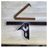 Vtg Lufkin No 372 Boxwood Folding Ruler