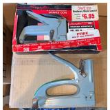 Vintage Pair of Metal Staple Guns