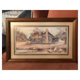 Ava Freeman Print of Home & Geese