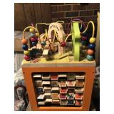 B. You Zany Zoo Wooden Activity Cube