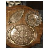 Vintage Collection of Pressed Glass Platters