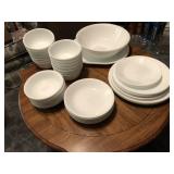 Corelle Ware Winter Frost White Partial Set