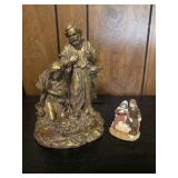 Vintage Resin Nativity Scene