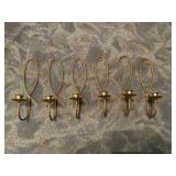 Hollywood Regency Twisted Wire Wall Candle Holders