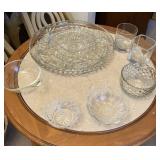Assorted Collection of Cut & Pressed Glass Items