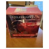 7 Indian Glass Celebration Punch Bowl Cups