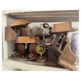 Assortment of Decorative Wooden Shelves &Sconces