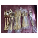 Wesley Forge Gold Tone Flatware