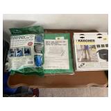 Assorted Outdoor Hoses & A/C Covers