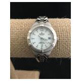 Vintage Crotan Automatic Ladies Silvertone Watch