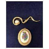 Vintage Avon Locket & Pin
