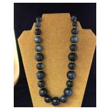 Joan Rivers Indigo Czech Glass Bead Necklace