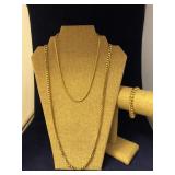 Selection of Gold-tone Necklaces & Bracelet