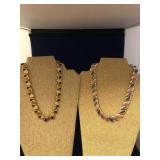 Pair of Vintage Enameled Necklaces